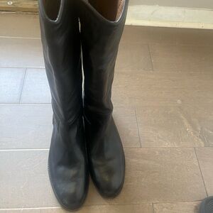 Frye Melissa Button Boot Black, Size 6.5